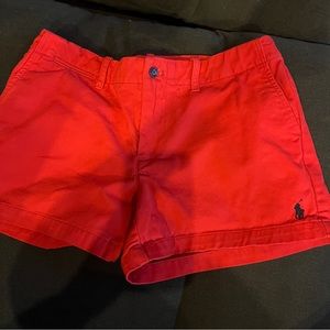 Polo Red Ladies Shorts